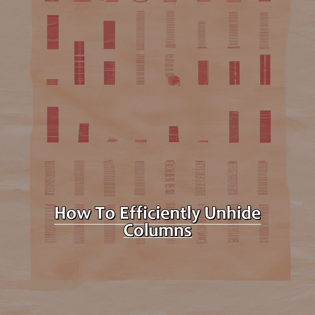How to Efficiently Unhide Columns-The Best Shortcuts for Hiding and Unhiding Columns in Excel, 