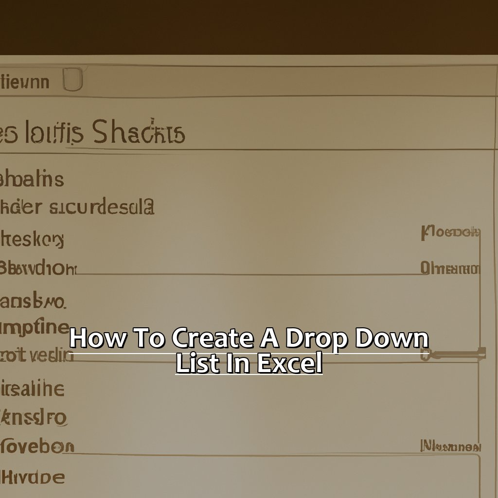 How to Create a Drop Down List in Excel-The best shortcut for drop down list in excel, 