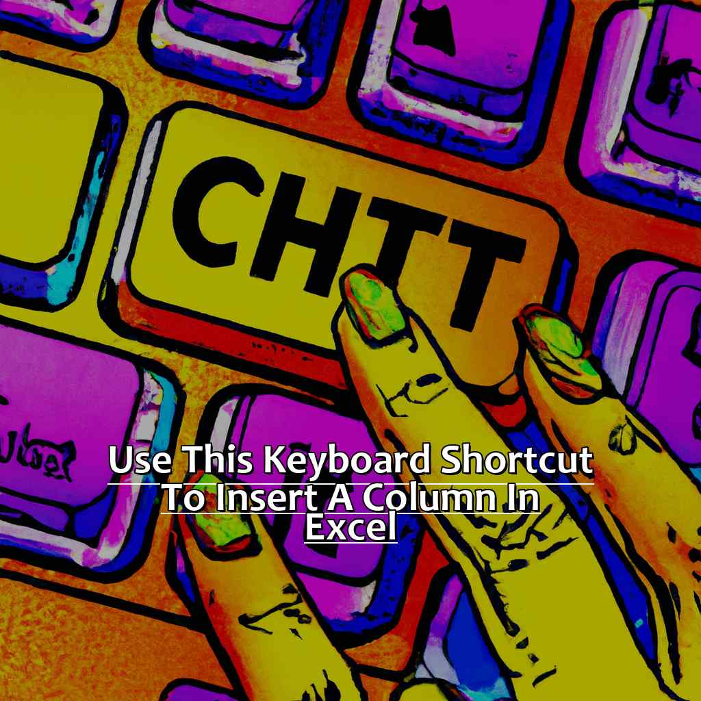 Use This Keyboard Shortcut To Insert A Column In Excel ManyCoders