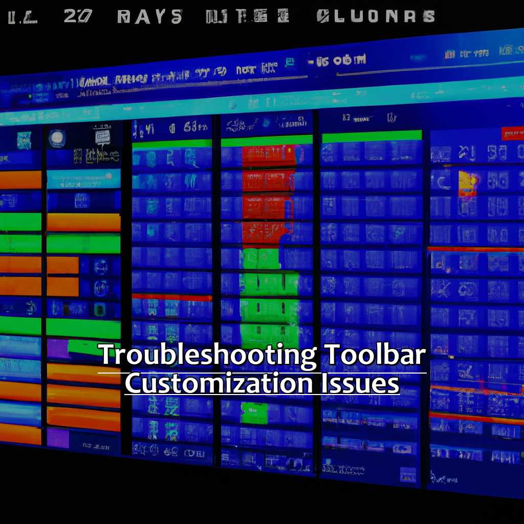 Troubleshooting Toolbar Customization Issues-Where is Toolbar Customization Information Stored in Excel?, 